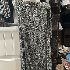 American eagle midi wrap skirt